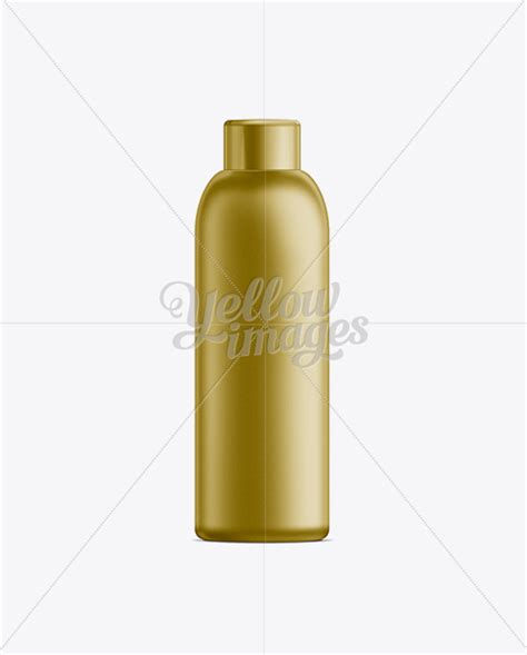 Download Gold Plastic Cosmetic Bottle with Cap - 150 ml